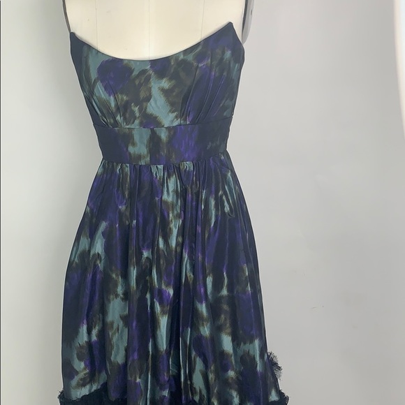 Derek Lam Haute Couture 100% organza silk strapless midi gown - Picture 2 of 4